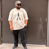 “ ADVANCE “ TEE (CREAM/RED)