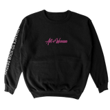 Art Of Woman Embroidered Crew Sweater
